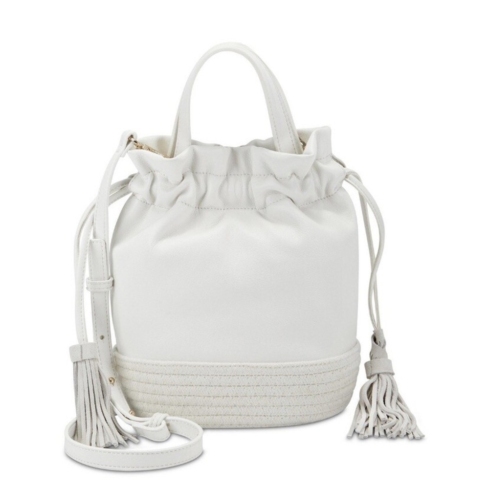 INC International Concepts Mertha Knot Crossbody white bag B000351